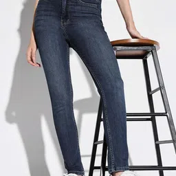 SHOWOFF Women Comfort Slim Fit Light Fade Acid Wash Stretchable Jeans-picture-27