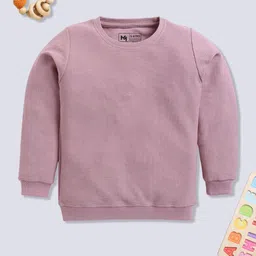 YK X Minute Mirth Girls Self-Design Cotton Sweatshirt-picture-15