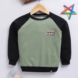 YK X Minute Mirth Boys Looney Tunes Back Printed Fleece Sweatshirt-picture-55