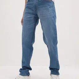 The Roadster Life Co. Men Mid-Rise Light Fade Stretchable Regular Fit Jeans-picture-37