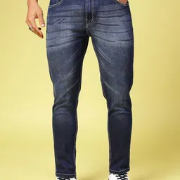 Rigo Men Tapered Fit Low Distress Light Fade Stretchable Jeans-picture-19