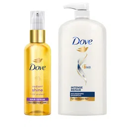 Dove Intense Repair Shampoo 1 L & Radiant Shine UV Protect Hair Serum 48ml-picture-31