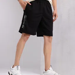 HRX by Hrithik Roshan Men Typography Printed Mid-Rise Regular Fit Shorts-picture-38
