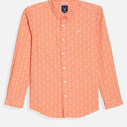 Allen Solly Junior Boys Slim Fit Floral Opaque Printed Casual Shirt-image-66