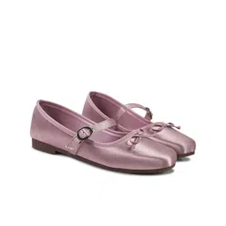 JM Looks Bow Detail Mary janes Flats image 2