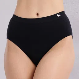 HRX by Hrithik Roshan Pack of 3 Solid Rapid Dry Antibacterial Seamless Hipster Briefs image 5