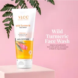 VLCC Set of 4 Skin Defense Wild Turmeric Face Wash - 80ml each image 5