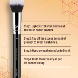 Miss Claire M1 - Multitask/Blending Brush - Silver-Toned & Black image 4