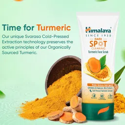 Himalaya Dark Spot Clearing Turmeric Face Scrub To Reduce Dark Spots - 50g image 2