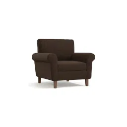 urban ladder create Oxford 1 Seater Fabric Sofa in Mocha Colour image 2