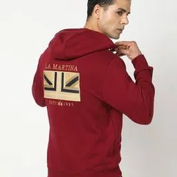 la martina Regular Fit Fleece Hooded Sweatshirt-picture-30