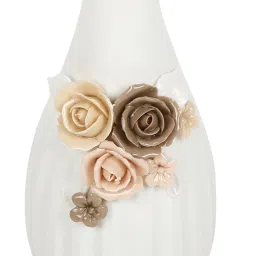 tayhaa Ceramic White Flower Vase image 5
