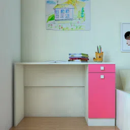 adona Celestia Kids Study Table in Barbie Pink Colour-picture-16