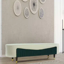 casacraft from pepperfry Motel Bench In Multi Colour image 1