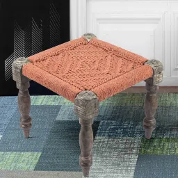 ikiriya Riaza Maachi Stool In Orange Canning image 1