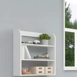 flexa Dots Kids Bookshelf in White Colour image 1