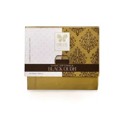 iris Celeste Matka Candle Fragrance Black Oudh Amber Collection-285g image 4