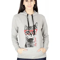 RC NEOEN Women Printed Hooded Sweatshirt image 2