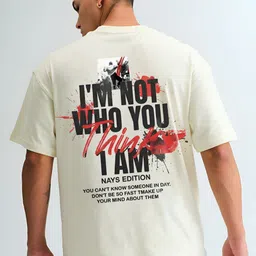 BDSQUARE Men Typography Printed Drop-Shoulder Sleeves T-shirt-picture-30