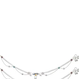 AamNa Enterprises Silver-Plated Anklet image 3