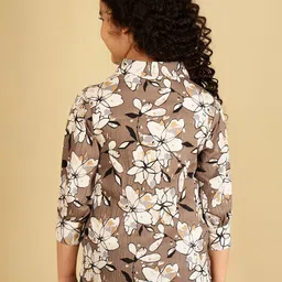 Ishti Floral Print Shirt Style Top image 3
