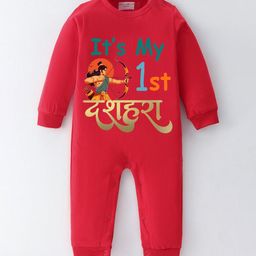 BLUSHES Infants Printed Pure Cotton Romper-picture-41
