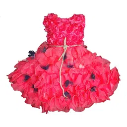 kids fashion hub Floral Georgette Maxi Dress-image-79