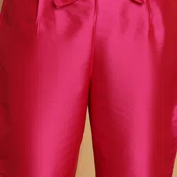 Tulsattva Women Floral Embroidered Regular Thread Work Kurta with Trousers & With Dupatta image 3