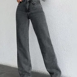 A1TUFF Women Jean Relaxed Fit High-Rise Light Fade Stretchable Jeans-picture-16