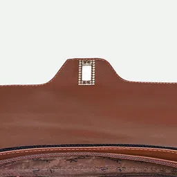 ZOUK Mughal Garden Printed Structured Satchel image 3
