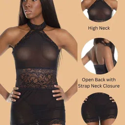 ZERJAMA Halter Neck Baby Doll image 3