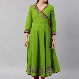 YASH GALLERY Women Ethnic Motifs Printed Indie Prints Anarkali Kurta-picture-28