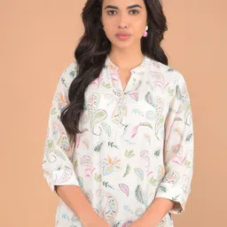 Crimsoune ClubWomen Floral Printed Top-image-0