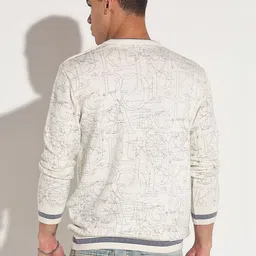 SHOWOFFFF Men Alphanumeric Printed Pullover image 2