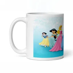 Mr UVD White Cartoon Characters Printed Ceramic Glossy Mug 350 ml image 3