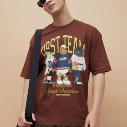 Fame Forever by Lifestyle Men Graphic Printed Round Neck Cotton T-shirt-picture-6