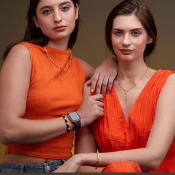 MINUTIAE Brass Silver-Plated Handcrafted Necklace image 3