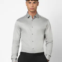 The Collection Men Classic Slim Fit Spread Collar Formal Shirt-picture-32
