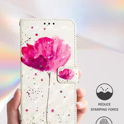 PEEPERLY Floral Printed iPhone 15 Plus Flip Case Mobile Accessories image 4
