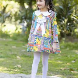 THE PONY & PEONY CO. Print A-Line Dress image 3