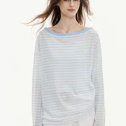 LULU & SKY Women Striped 1 T-shirt-picture-17