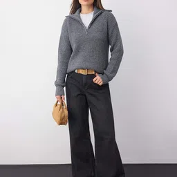 Trendyol Women Ribbed Pullover-picture-10