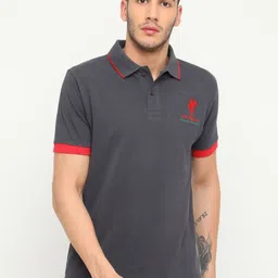 Masculino Latino Polo Collar Short Sleeves Cotton T-shirt-picture-24