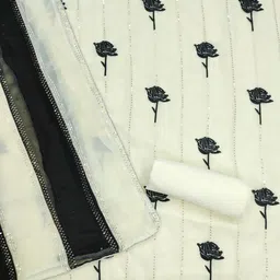 Suha Embroidered Unstitched Dress Material image 4