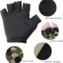 CREEKNEST...all that you want Printed Sports Gloves image 3