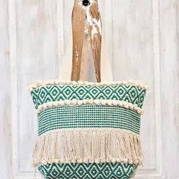 Ariana Women Structured Tote Bag with Fringed-picture-12