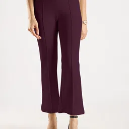 SWADESI STUFF Women Mid-Rise Relaxed Easy Wash Trousers-picture-29