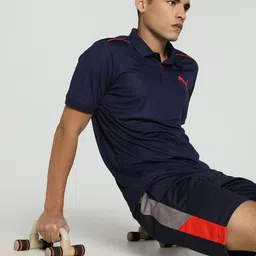 Puma Piping CricketBrand Logo Printed Polo Collar T-Shirt-picture-20