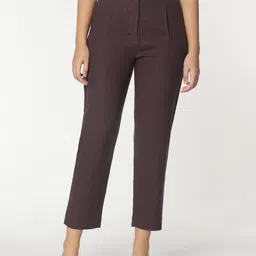 Marks & Spencer Women High-Rise Trousers-picture-31