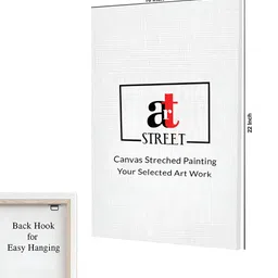 Myntra Elegant Homes Cream-Coloured & Blue Three Space Astronauts Canvas Wall Art image 3